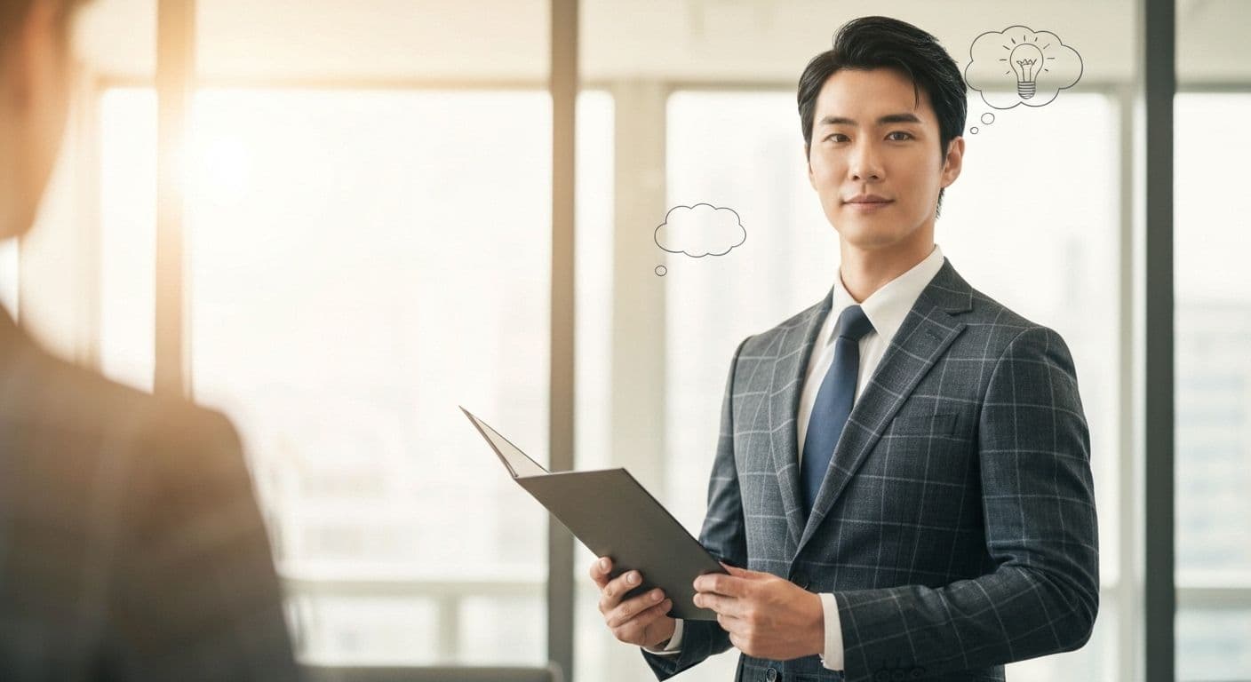 Professional demonstrating self-awareness behaviors in workplace setting for career success