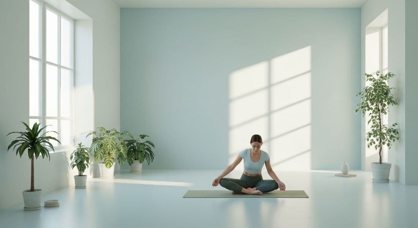 Person practicing mindful mental training exercises to develop a bright mind for peak performance