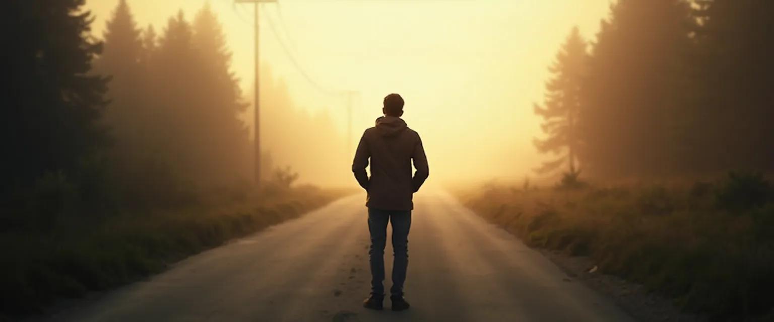 Person reflecting calmly during dismissive avoidant breakup regret healing process