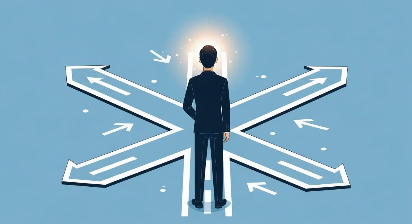 Person practicing extreme self-awareness during a high-pressure decision-making moment