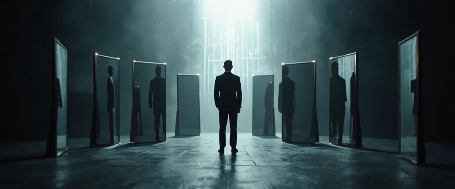 Leader reflecting on blind spots to improve self awareness and effective leadership