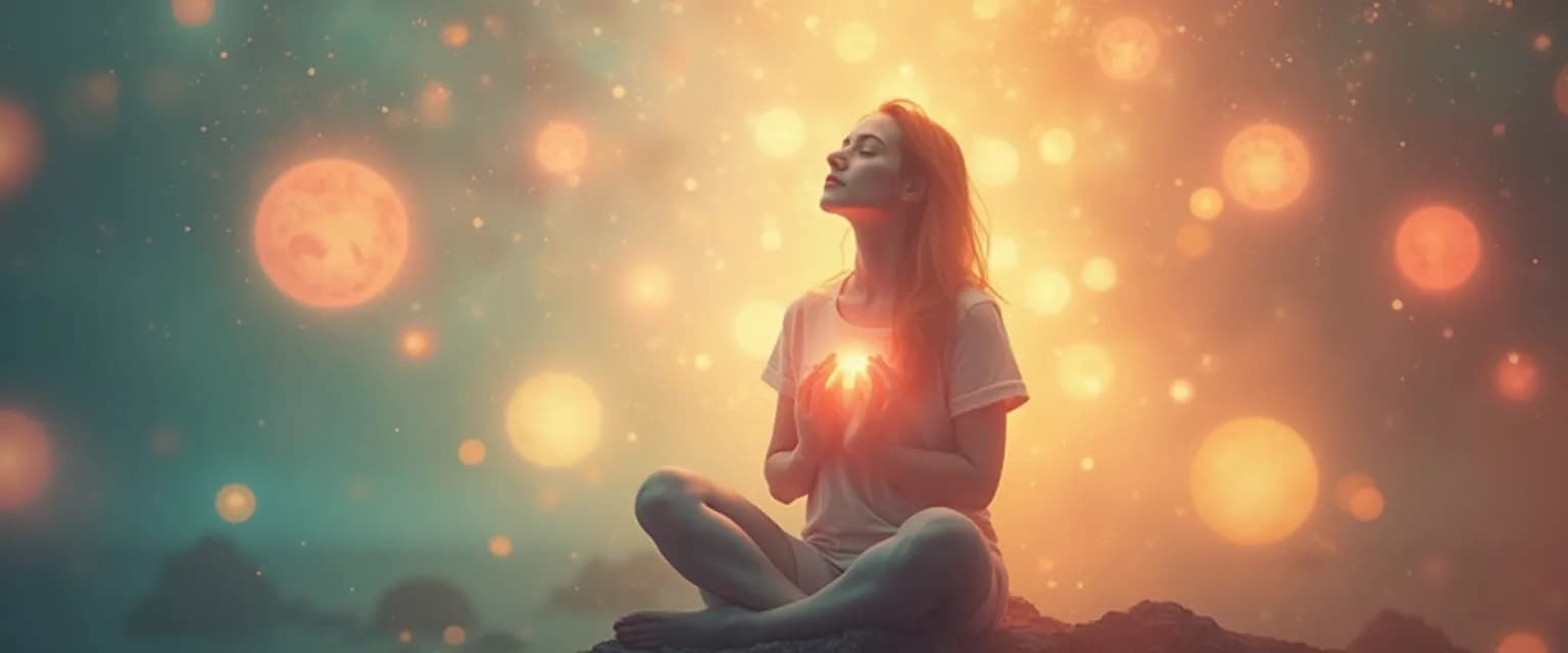 Person practicing developing emotional self-awareness through mindful reflection