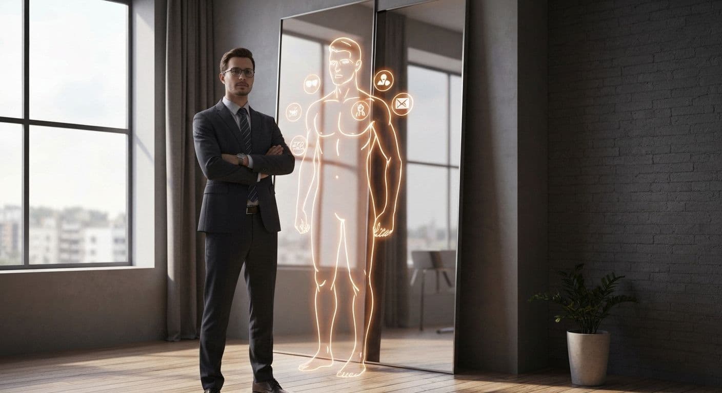 Professional demonstrating self awareness how to develop emotional intelligence for career success in workplace setting