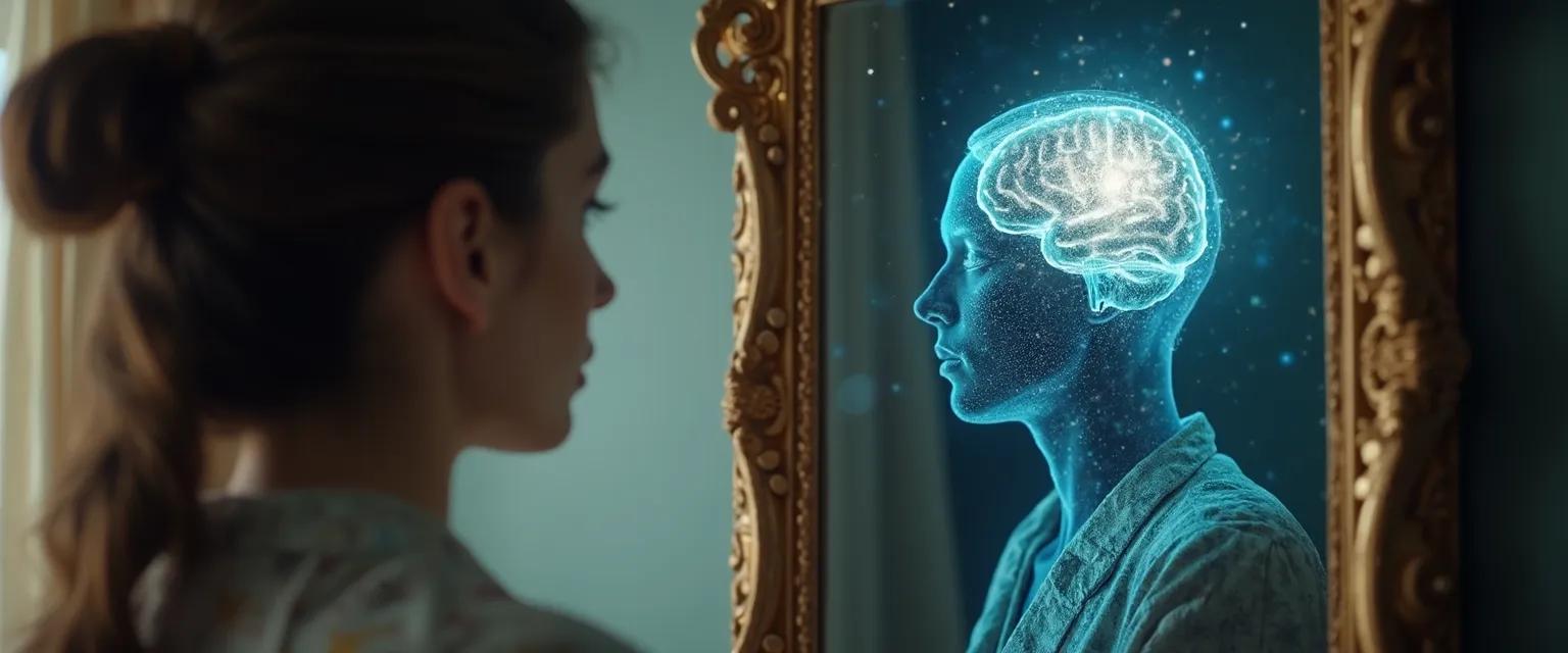 Person practicing self-awareness techniques to overcome self-consciousness in social settings