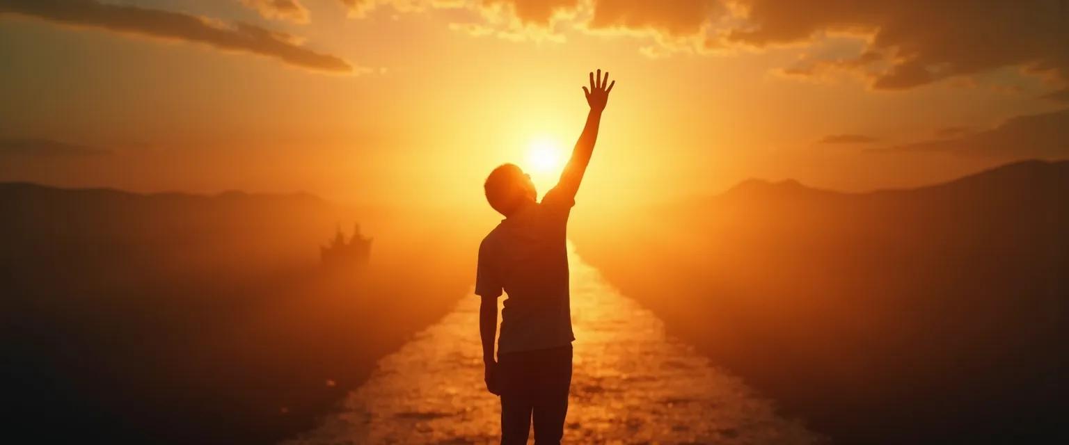 Person rediscovering identity when heartbroken after a breakup through self-reflection exercises