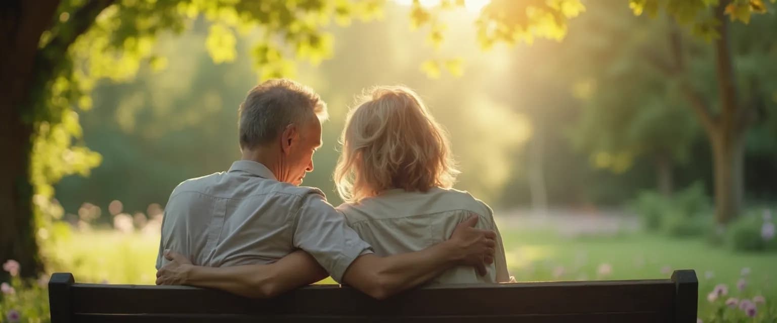 Person offering compassionate support while helping with grief