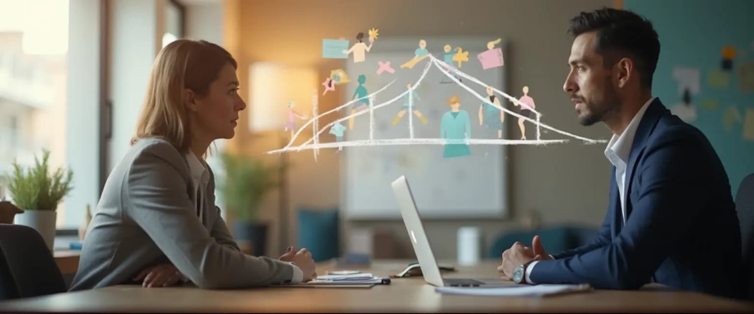 Professional using science of emotional intelligence skills during workplace conflict resolution