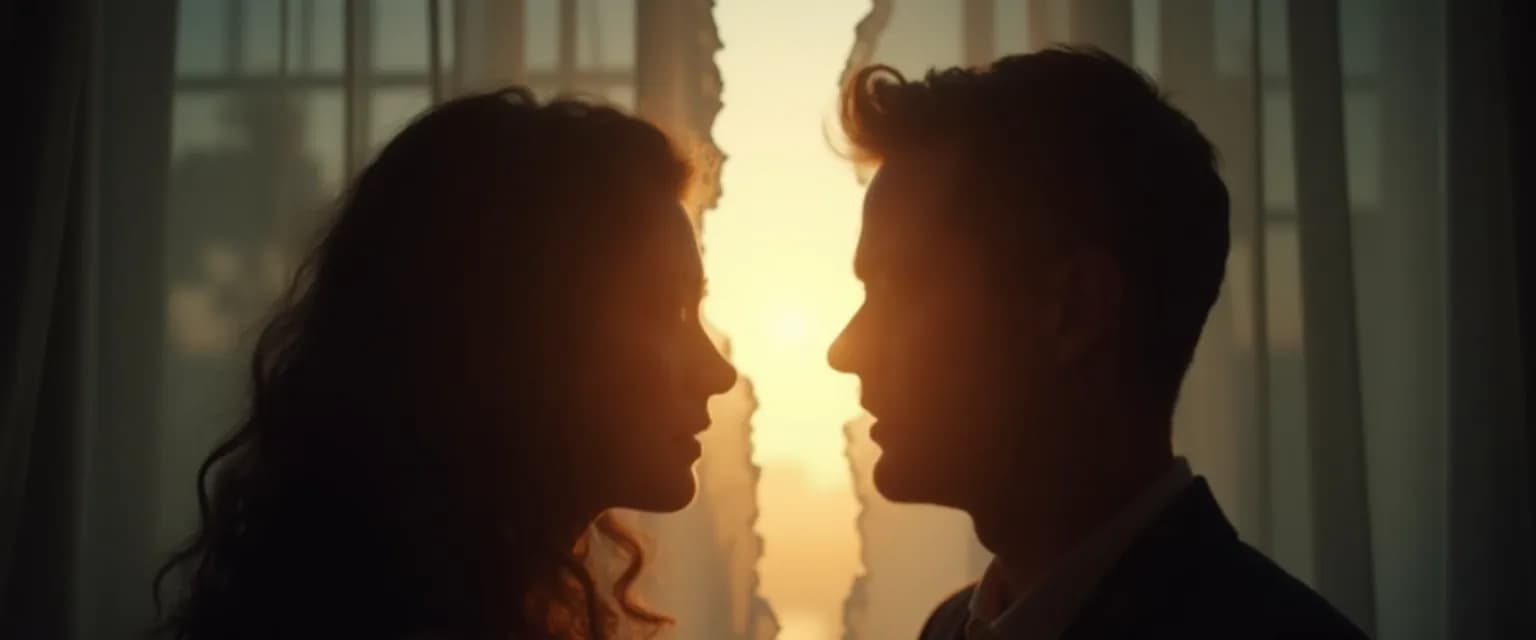 Person thoughtfully processing Jason Momoa breakup news on smartphone while with partner