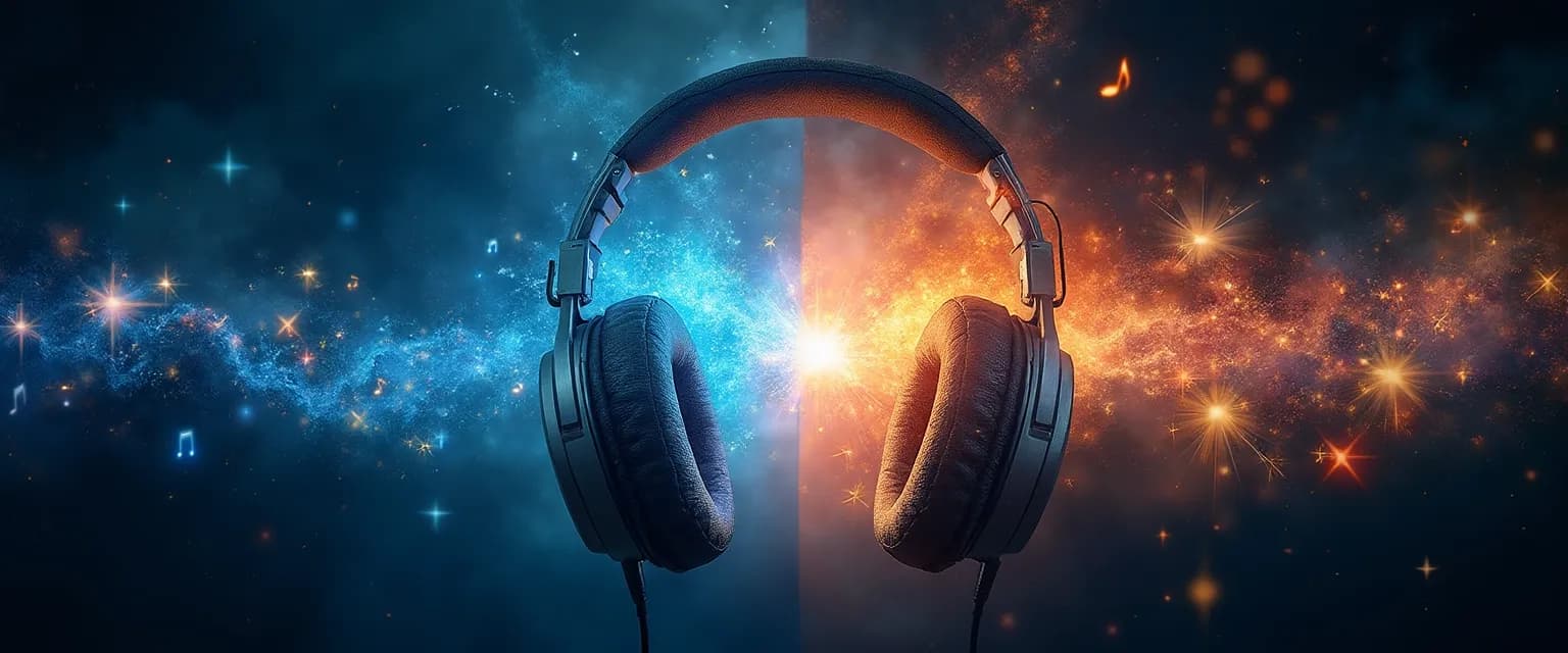 Person transforming their breakup sad playlist into empowering music on smartphone