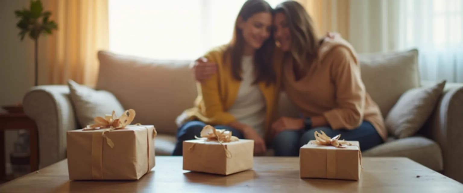 A friend providing comfort and presence as the ultimate gift for a grieving friend