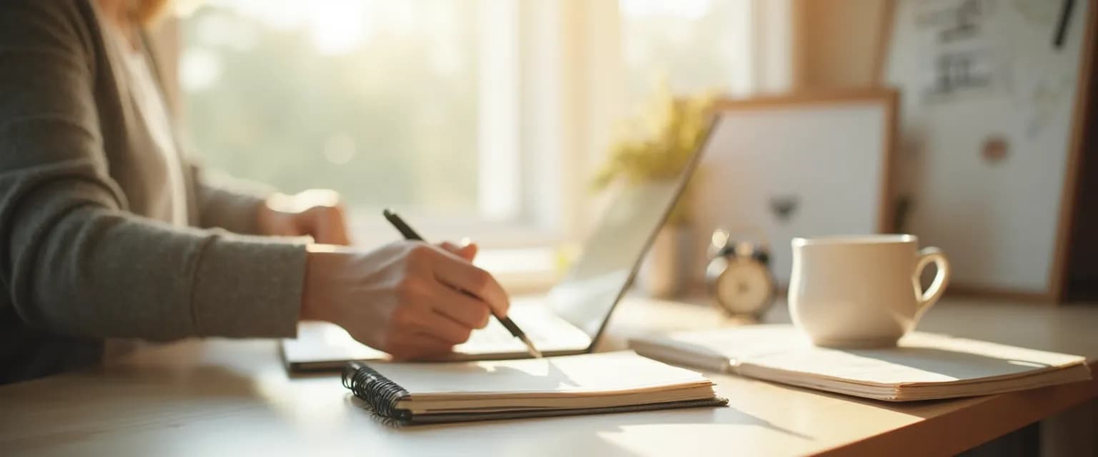 Person practicing daily habits that build the millionaire mindset