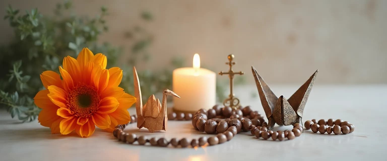 Diverse cultural expressions of sympathy when someone loses a parent