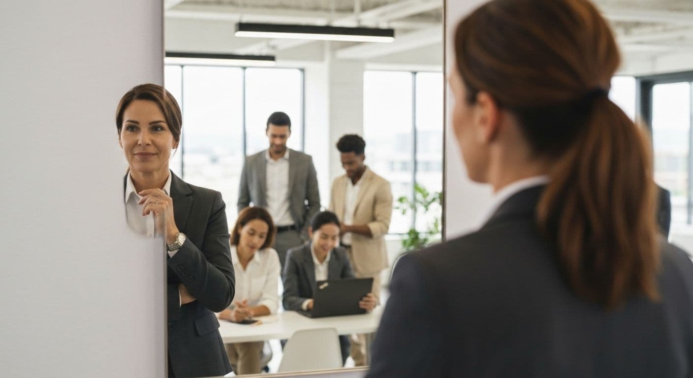 Leader practicing authentic leadership self awareness through daily reflection to build stronger team relationships