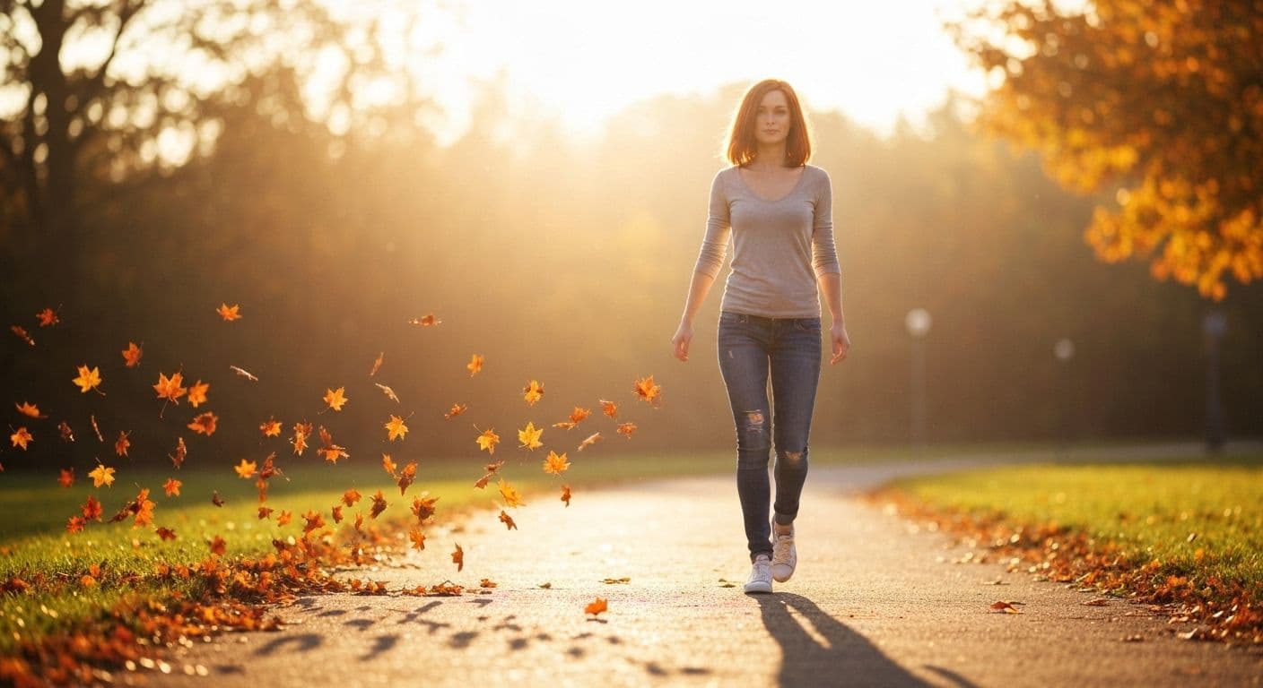 Person confidently starting a new relationship after a breakup with emotional awareness