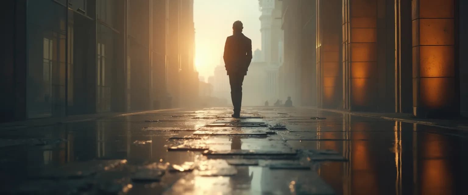 Leader reviewing self awareness information chart showing blind spots and growth opportunities