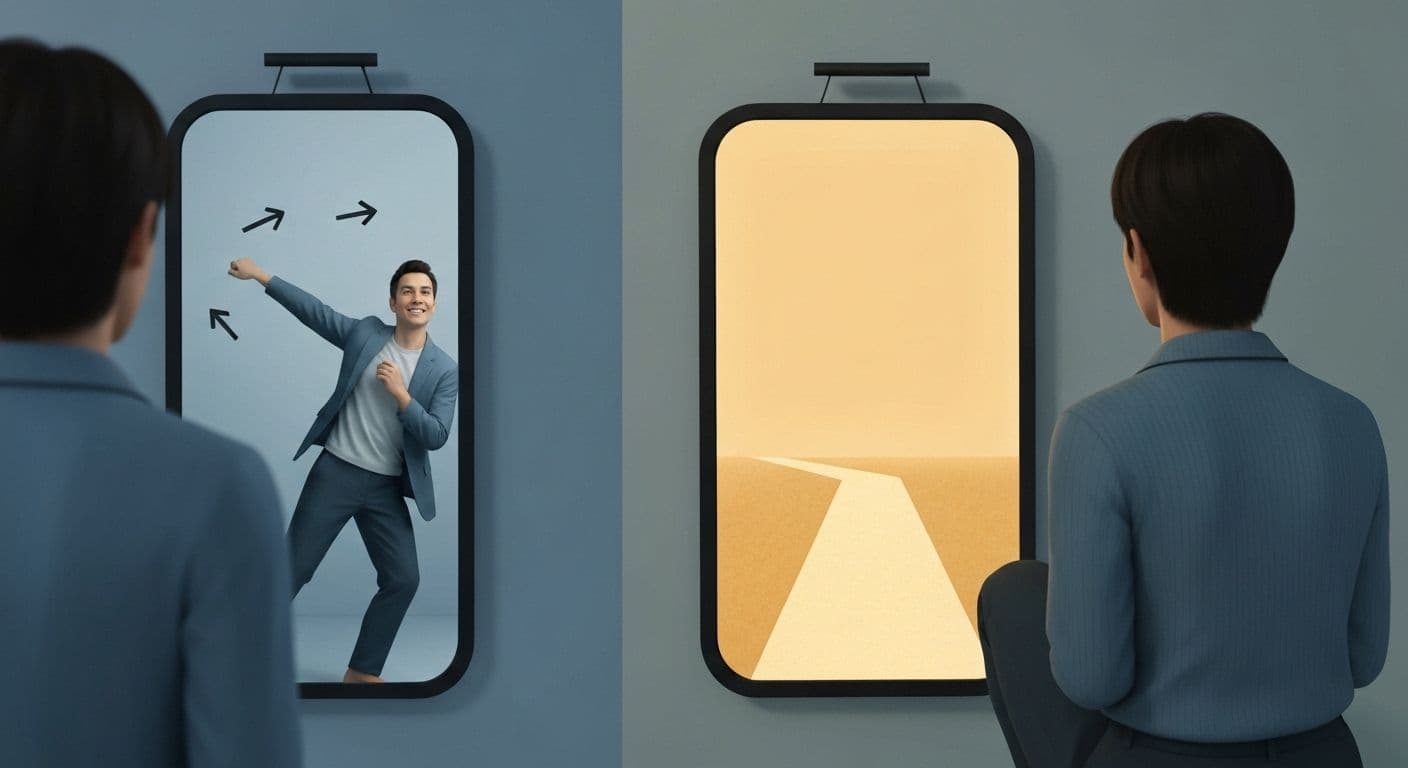 Person reflecting on emotions showing connection between self awareness and self mastery