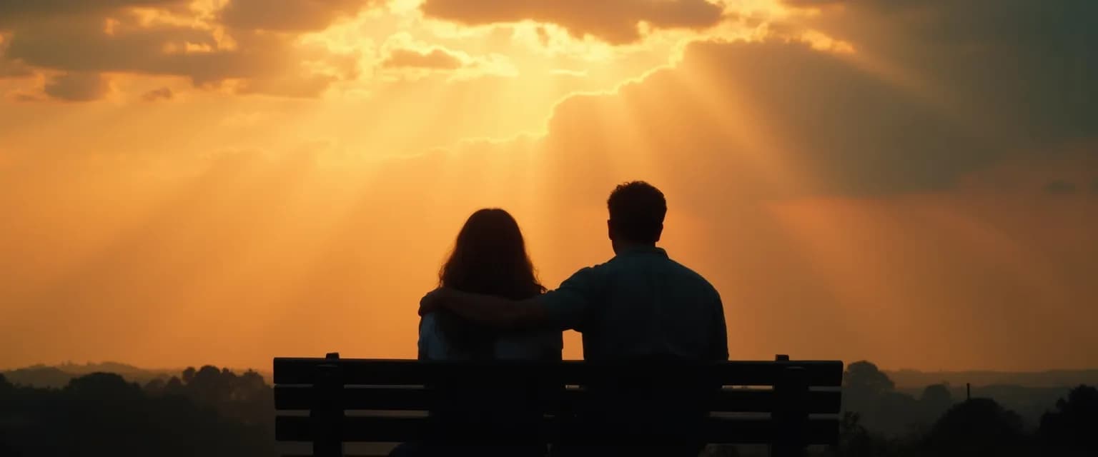 Person compassionately supporting someone who lost a loved one through meaningful conversation