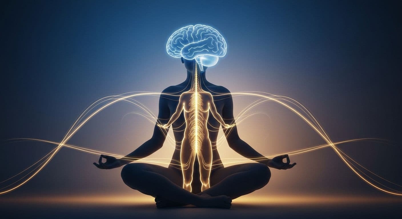 Person practicing body awareness showing how self awareness includes physical sensations and signals