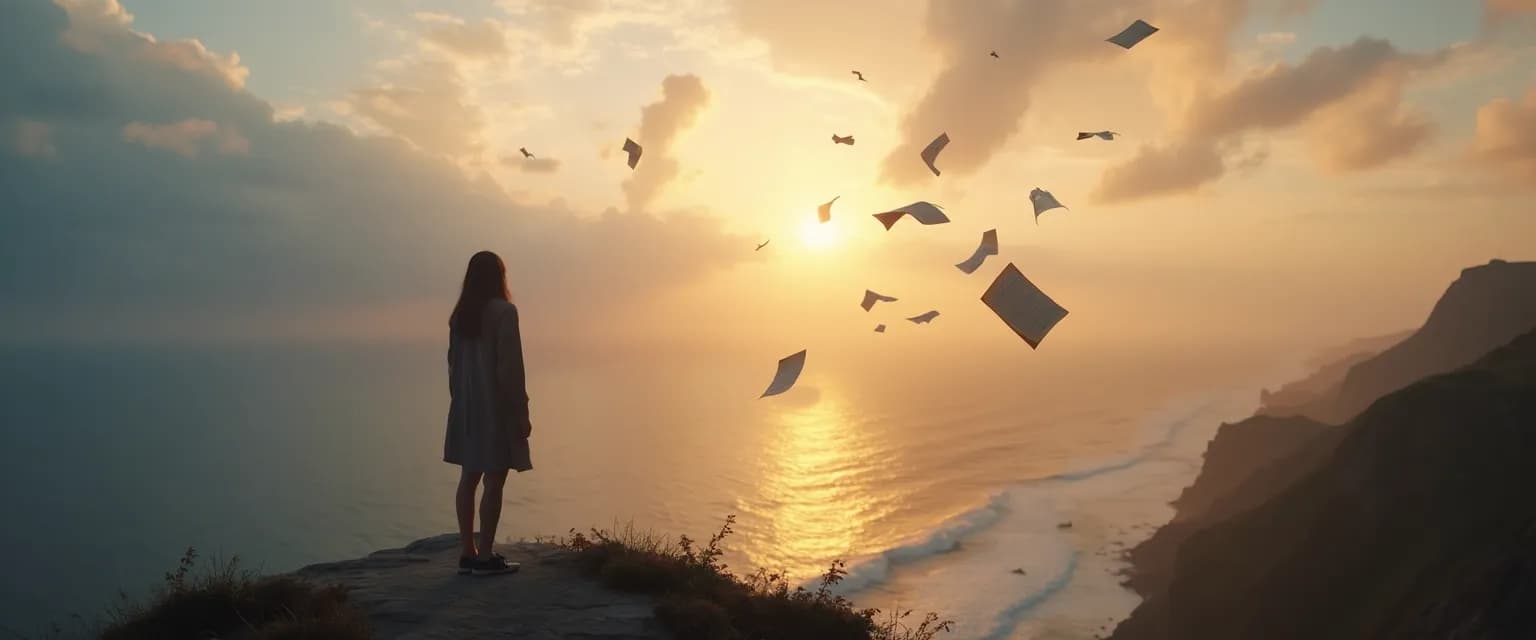 David Whyte heartbreak poems with handwritten notes for spiritual reflection