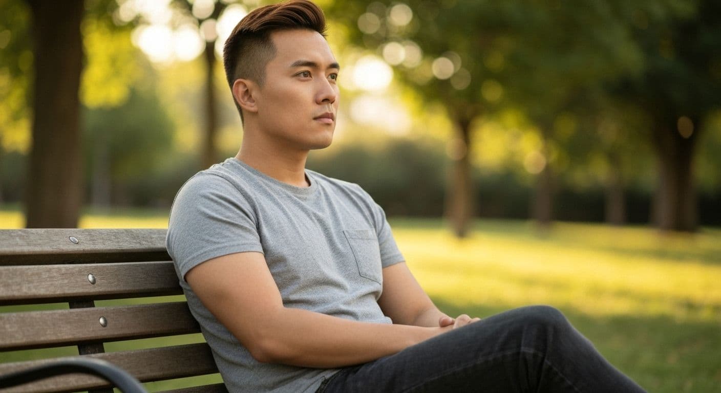 Two people sitting together in supportive silence, illustrating effective helping with grief through presence rather than advice