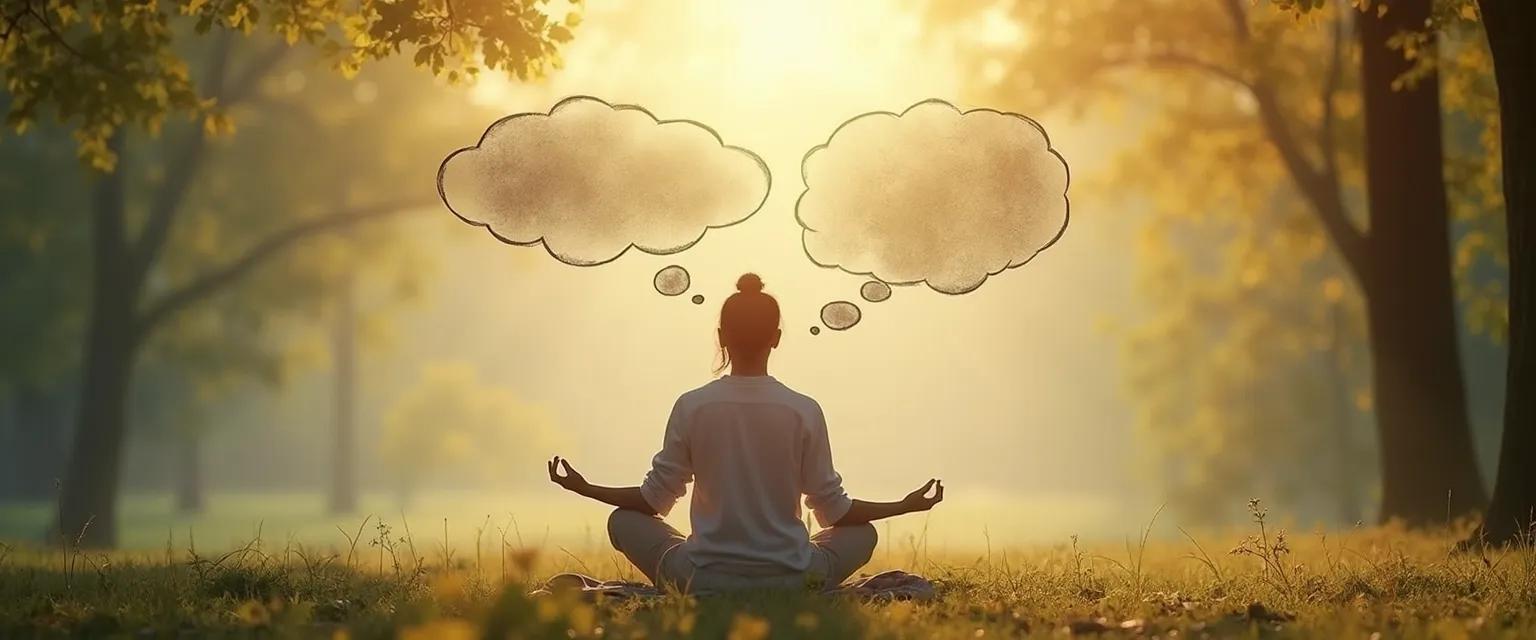 Person practicing radical self-awareness with mindful reflection techniques