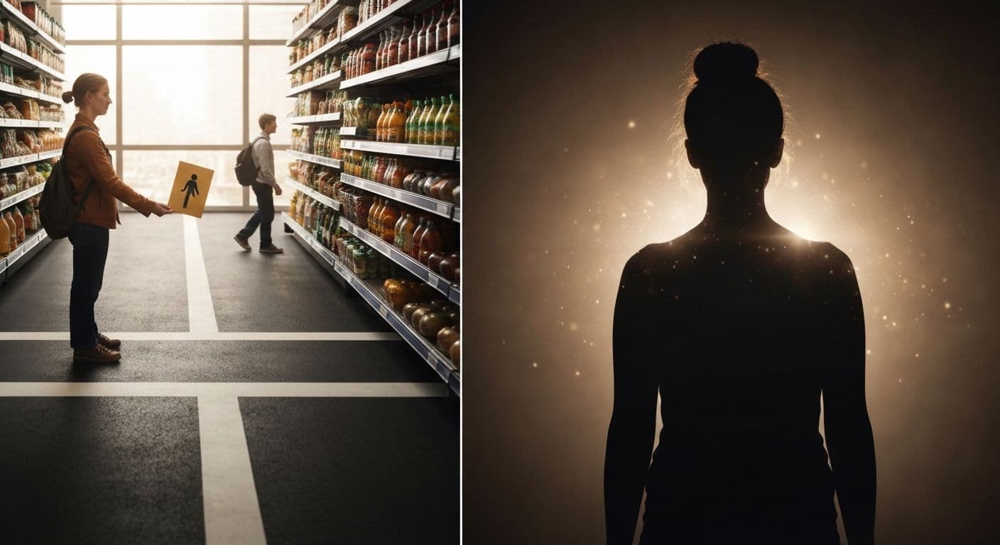 Person making daily choices for deepening self awareness through everyday decisions