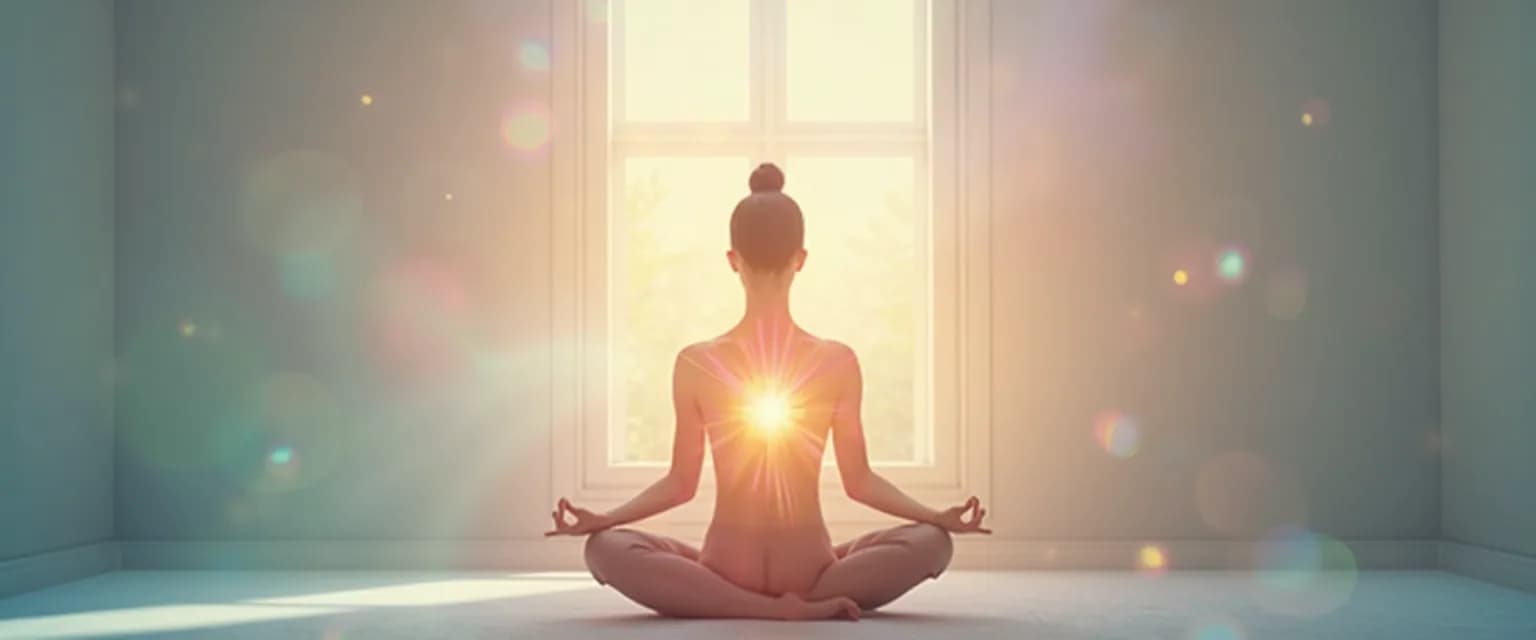 Person practicing 5-minute loving kindness guided meditation for anxiety relief