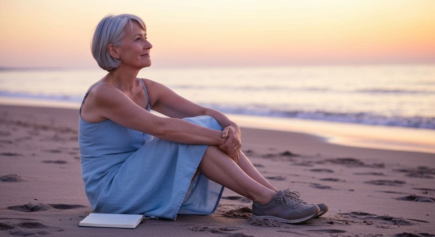 Person enjoying peaceful solitude while getting over a breakup and focusing on self-discovery