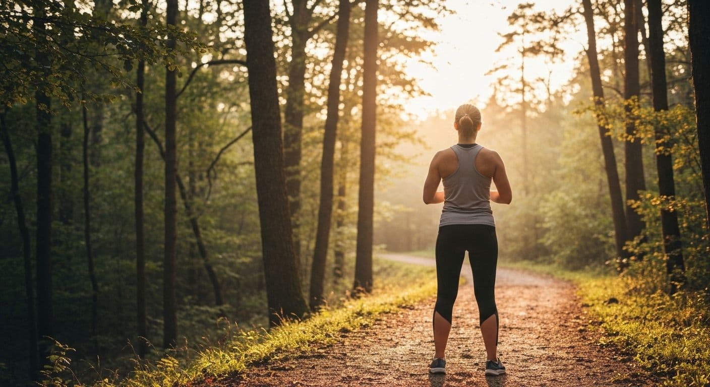 Person practicing holistic approaches to healing after heartbreak through gentle yoga movement in peaceful setting