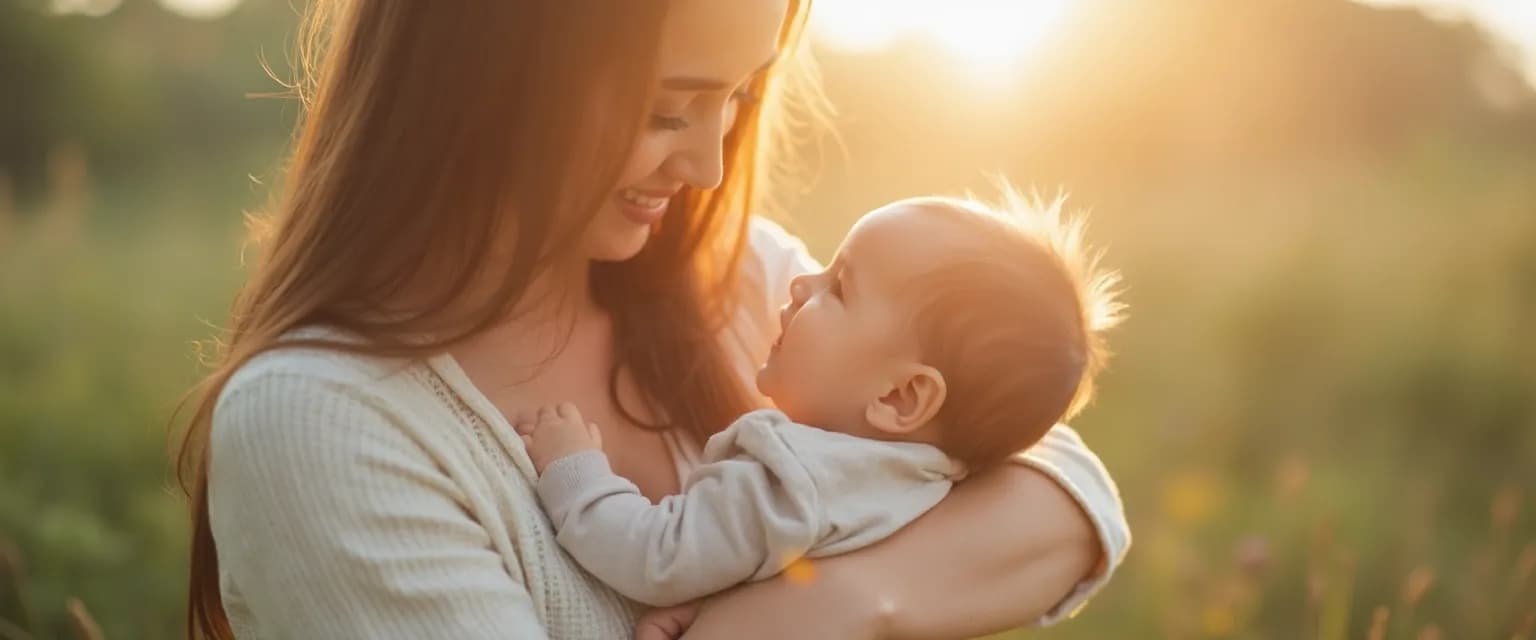 Parent practicing mindful attachment parenting while managing anxiety