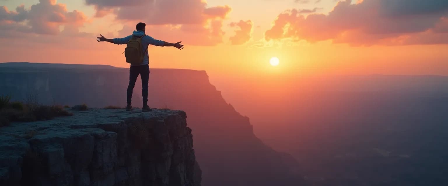 Person exploring new destinations as one of the ways to get over a heartbreak