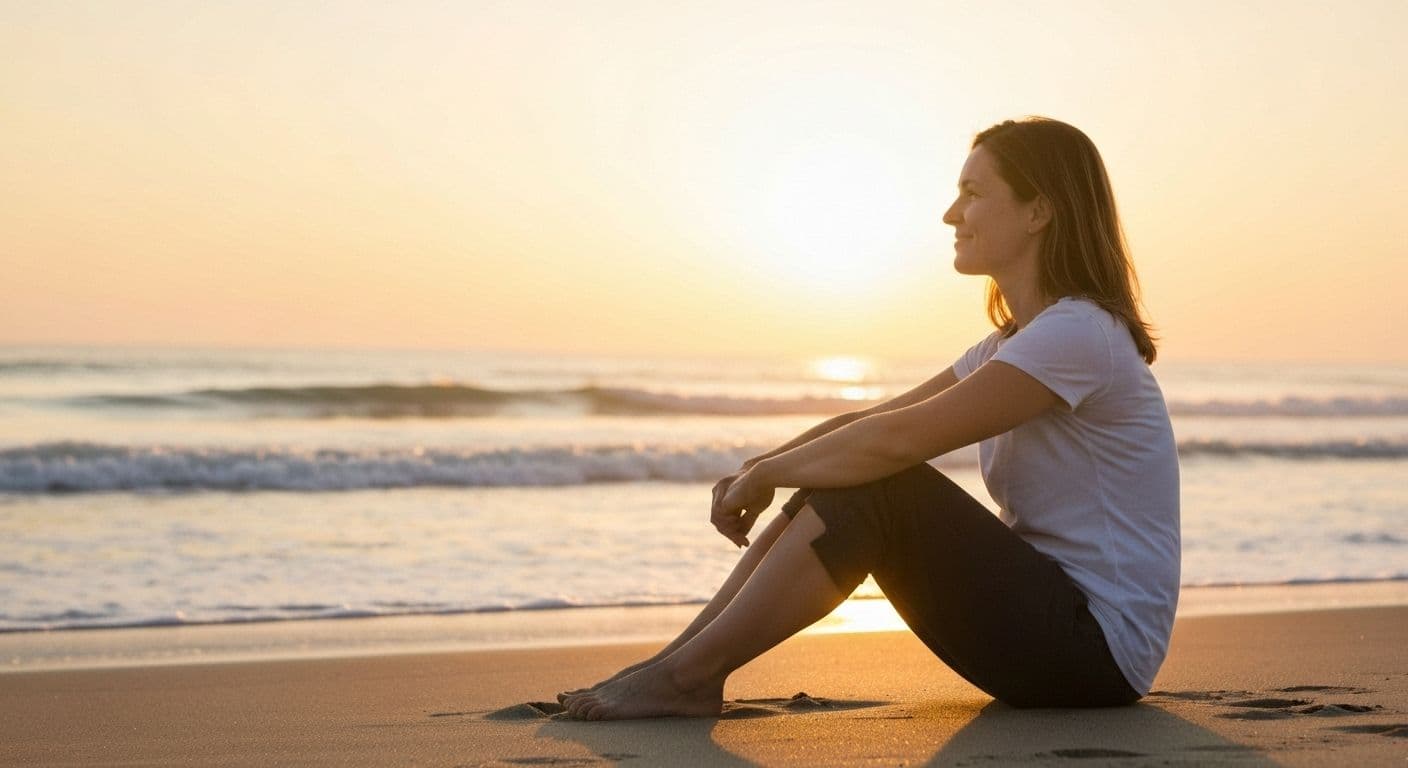 Person dealing with a breakup while practicing self-care and emotional wellness alone