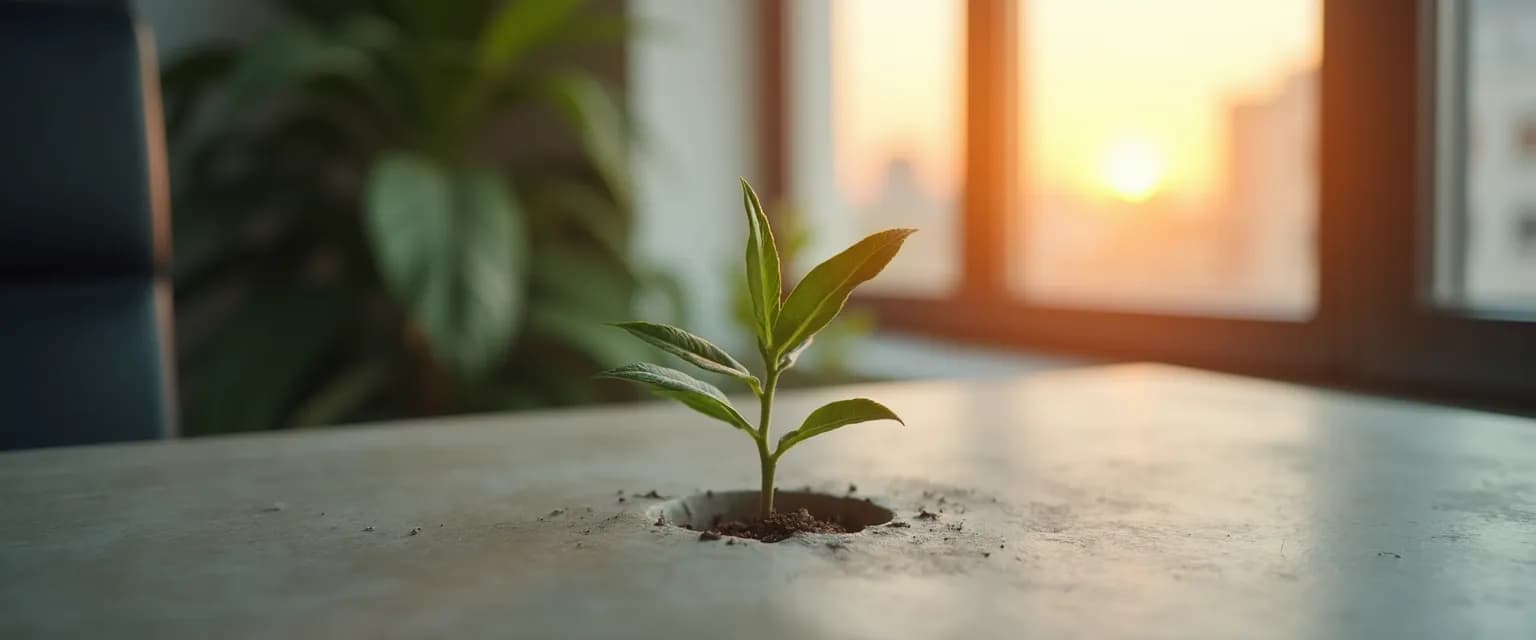 Professional using micro-recovery techniques for building resilience at work