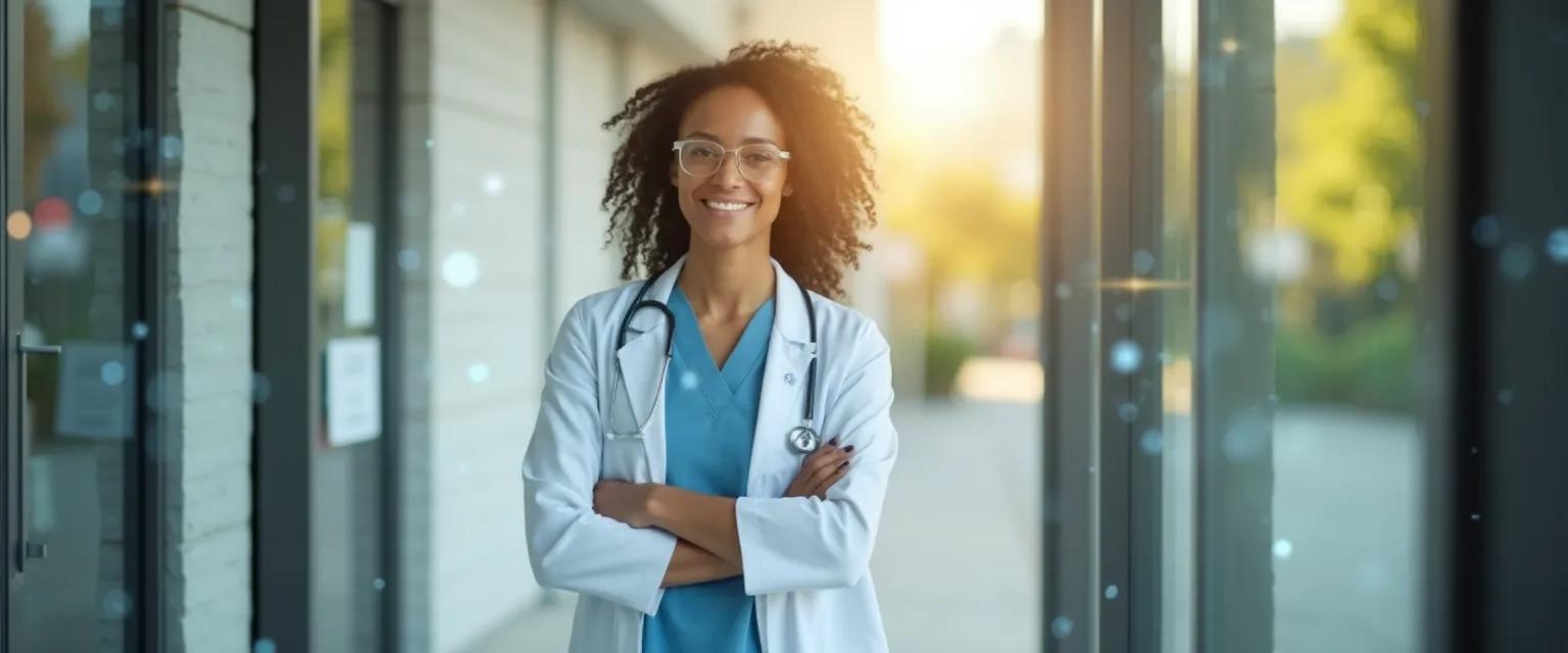 Person overcoming procrastination in medical appointments by scheduling a check-up