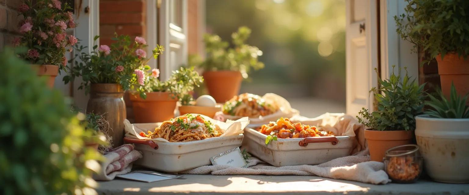 Nourishing meal services to send to a friend who lost a parent