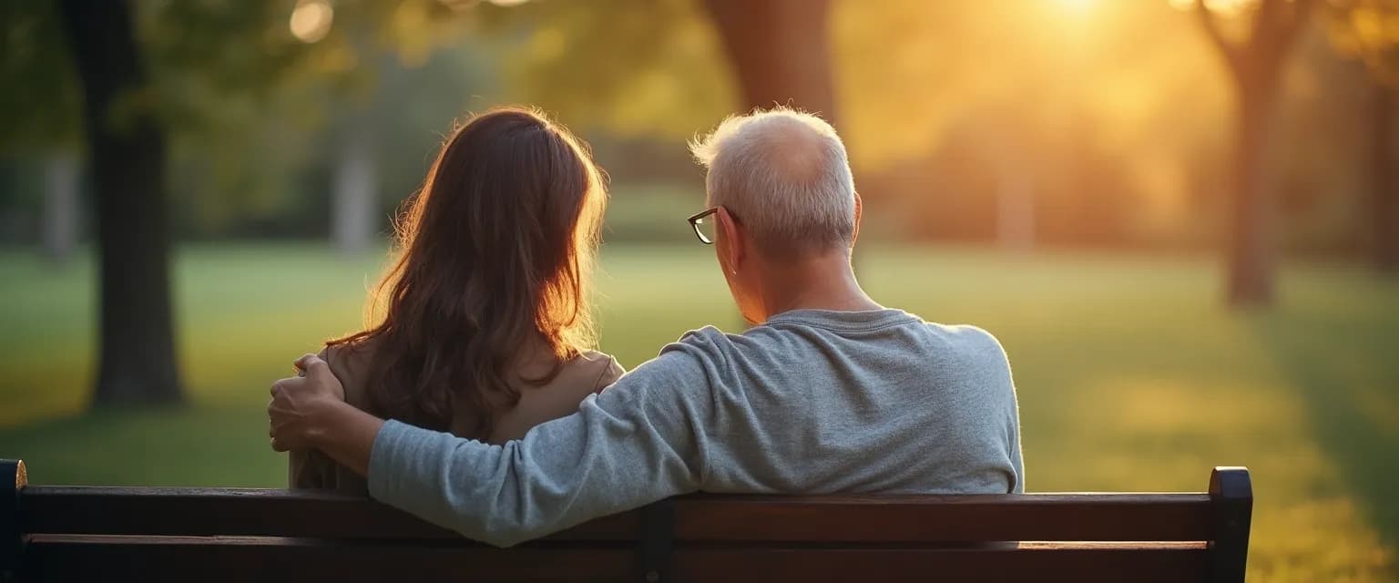 Person compassionately supporting someone who lost a loved one with thoughtful words