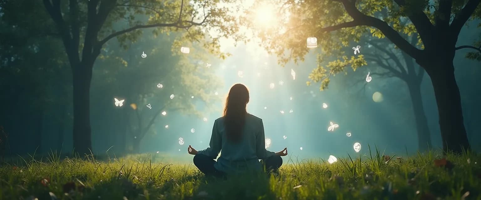 Person practicing authentic mindfulness beyond the McMindfulness trend