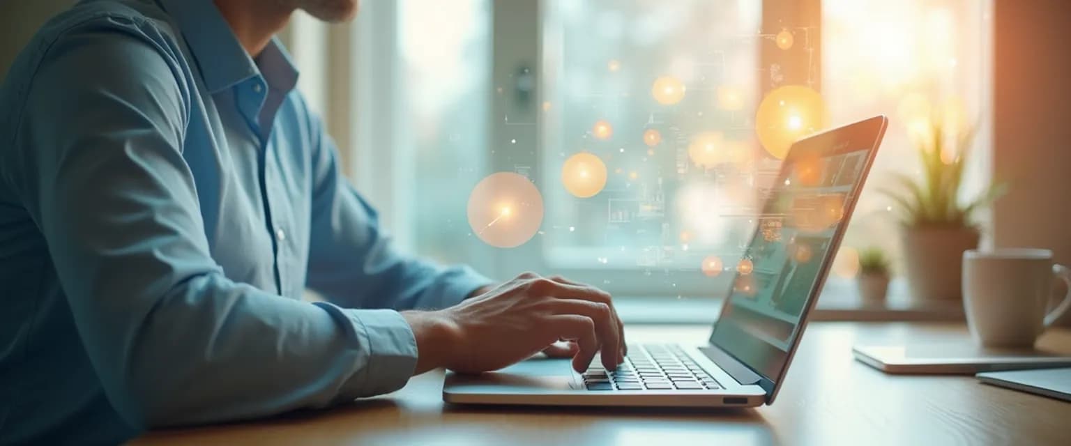 Person mindfully filtering information to mind the mind and improve mental wellbeing