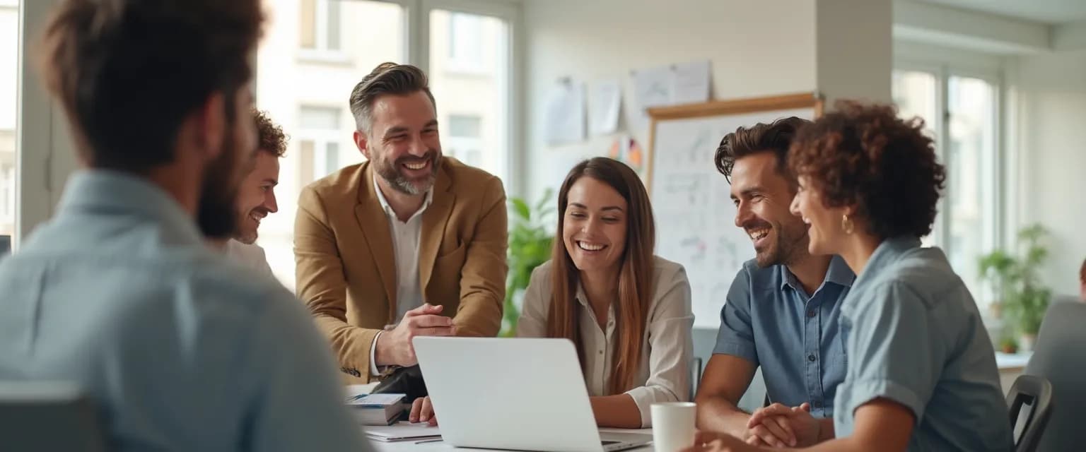 Professional using emotional intelligence skills to improve job satisfaction in a workplace setting