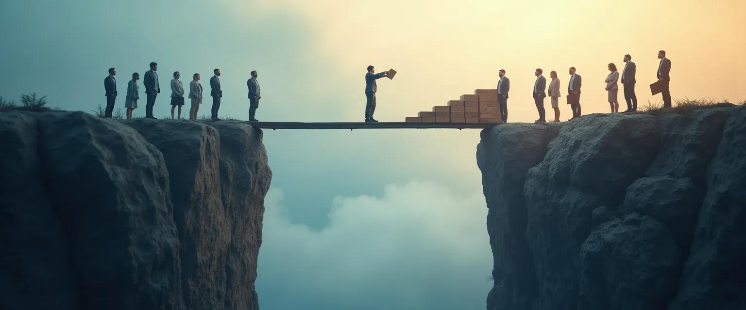 Manager demonstrating EQ and leadership skills during team meeting