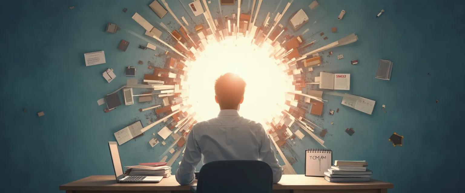 Adult student overcoming procrastination in continuing education using strategic learning techniques