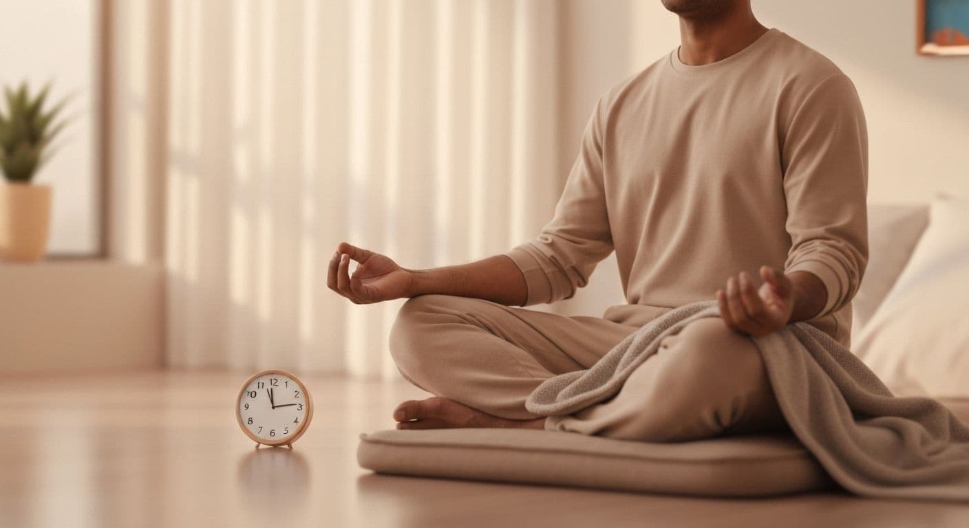 Person practicing self-awareness with simple 5-minute daily check-in to explain self-awareness concepts through mindful observation