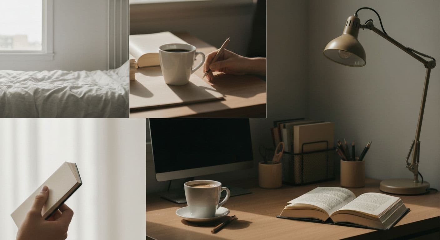 Person reflecting on daily habits to gain insight self awareness and understand emotional patterns