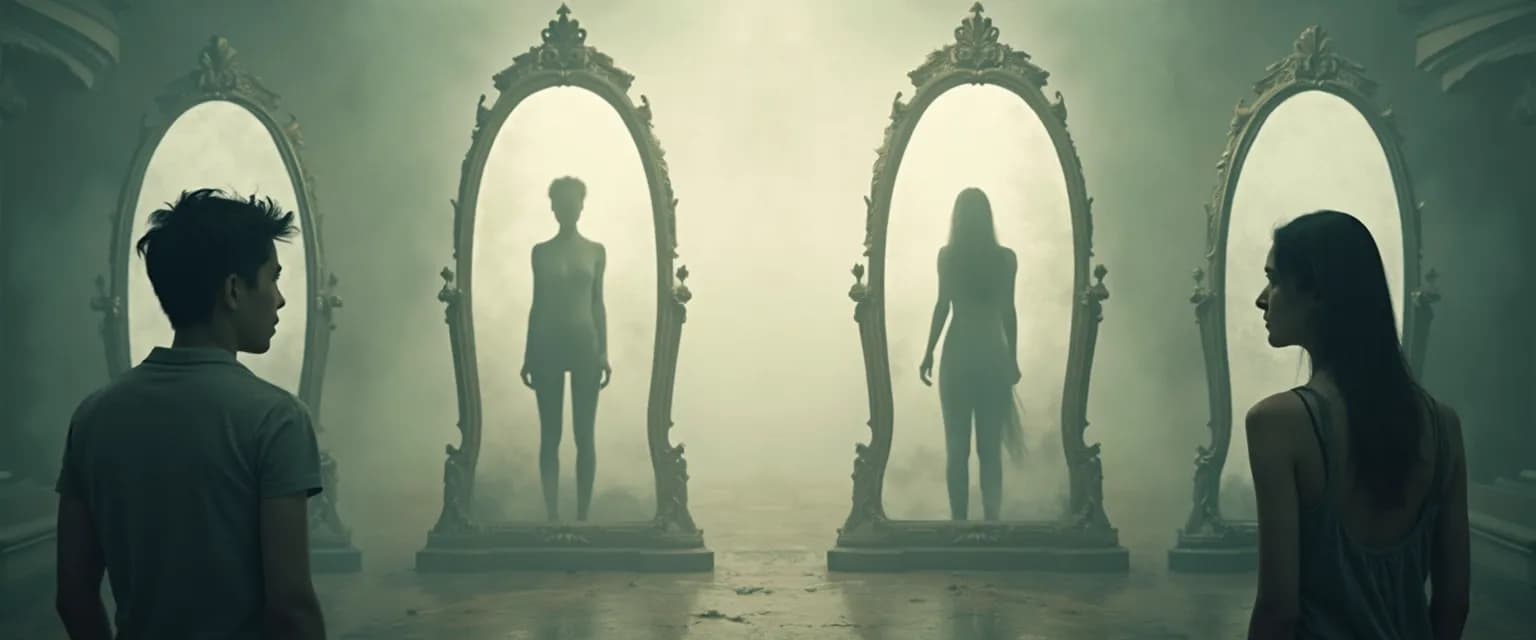 The 4 self-awareness types illustrated with different mindset characteristics