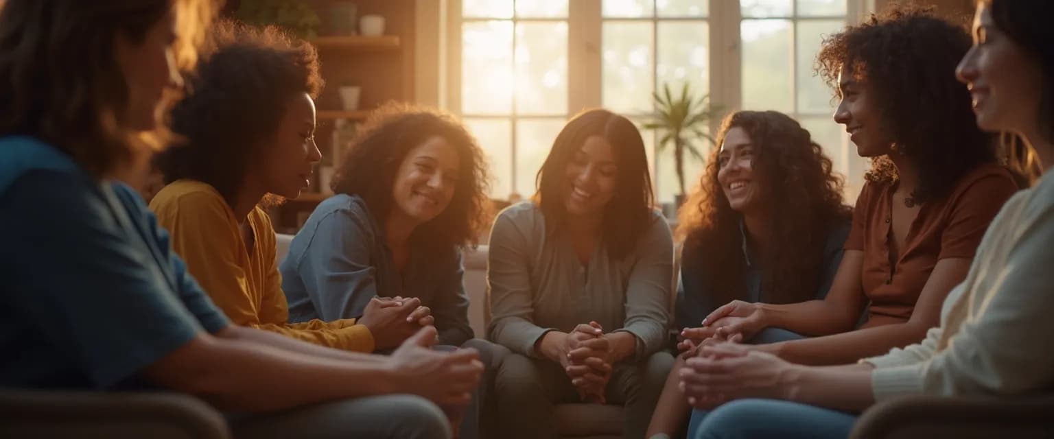 GriefShare support group members sharing their journey toward emotional healing and recovery