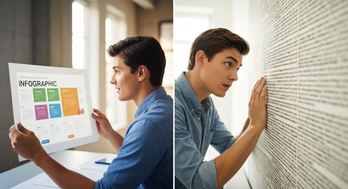 Self awareness slideshare visual diagram showing emotional recognition patterns with colorful icons and minimal text for faster learning