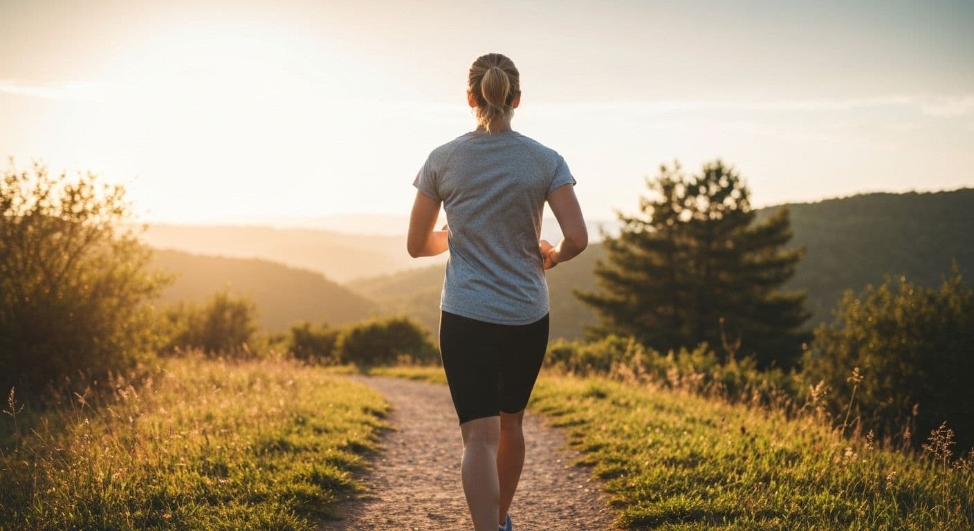 Person exercising outdoors showing how to overcome breakup pain through physical movement and emotional healing