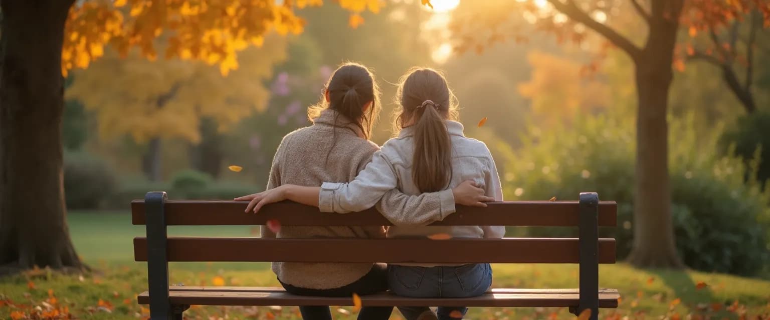 Friend comforting someone who lost a loved one with meaningful support