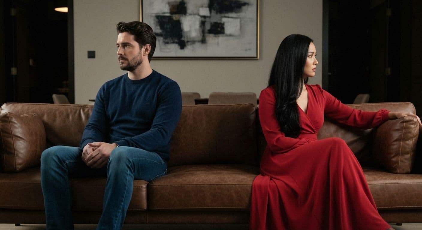 Two people sitting in comfortable silence demonstrating emotional intelligence awareness of others through positive body language and connection