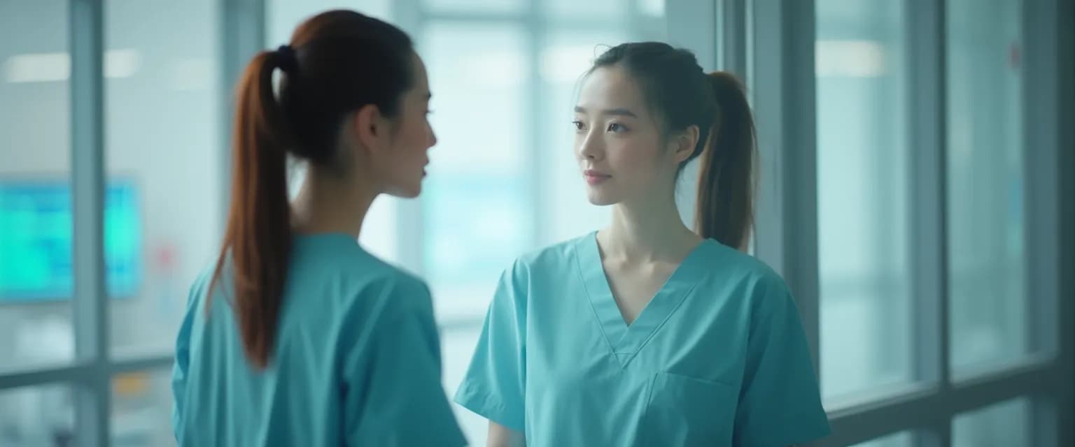 Healthcare professional practicing examples of self-awareness in health and social care setting